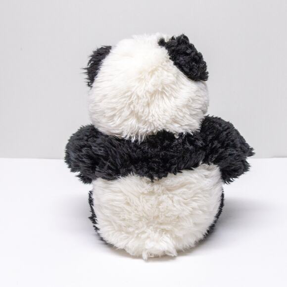 Retired Stuffed Black White Fluffy Panda BUILD A BEAR WORK SHOP Plush Toy 16" - Picture 2 of 4